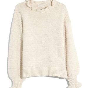 Madewell Ruffleneck Sweater